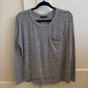 Rag & Bone Comfy, Heather Gray Knit, Long sleeve Top, size small, like new